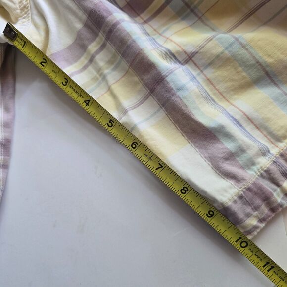 Abercrombie & Fitch Men’s Shorts Plaid Heavy Button Fly Cargo Shorts Size 34 - Picture 8 of 8